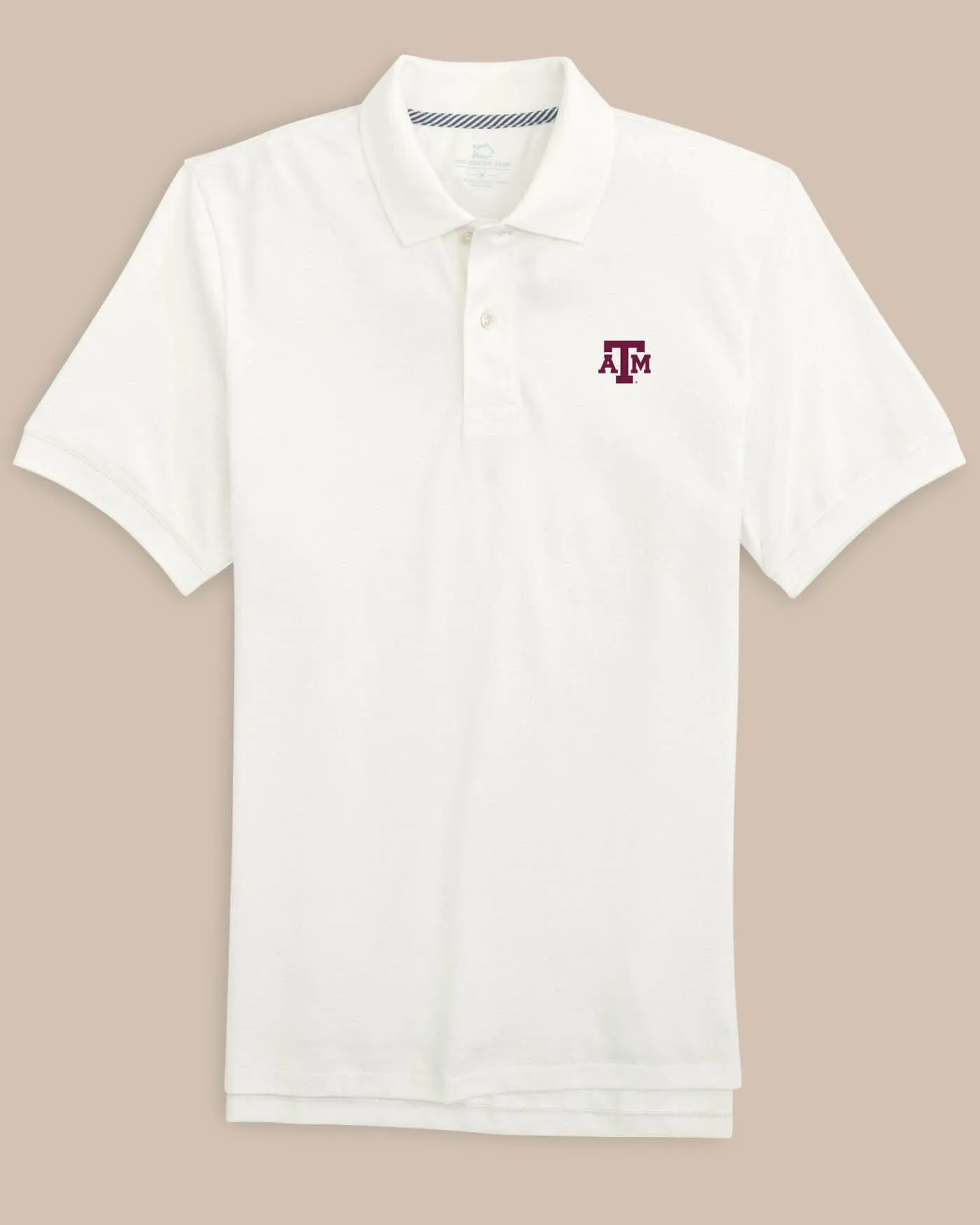 Texas A&M Aggies Skipjack Polo sold by Southern Tide