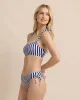 Tie Side Bikini Bottom in Seaside Adventure Stripe sold by Southern Tide