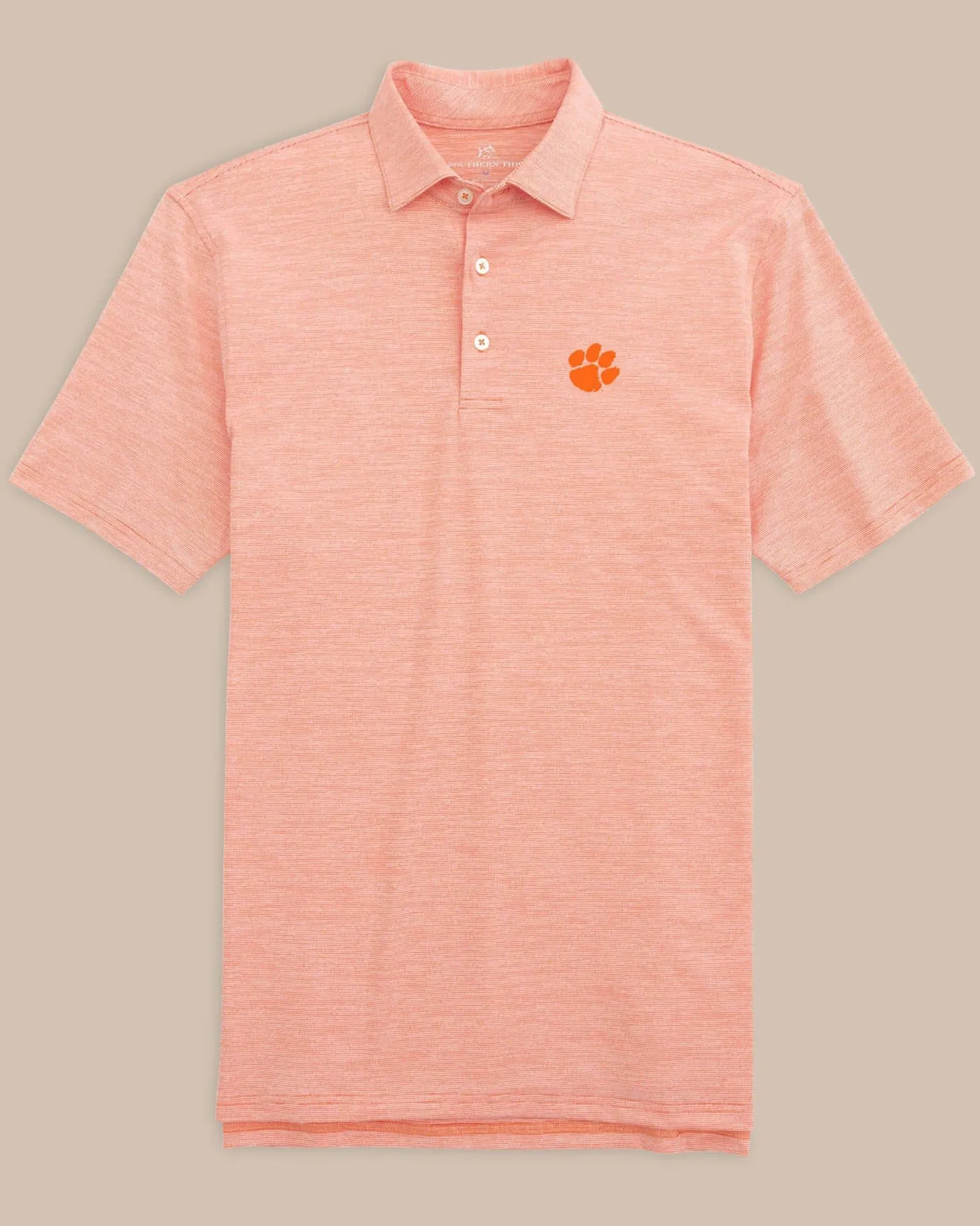 Clemson Tigers Driver Spacedye Polo Shirt sold by Southern Tide