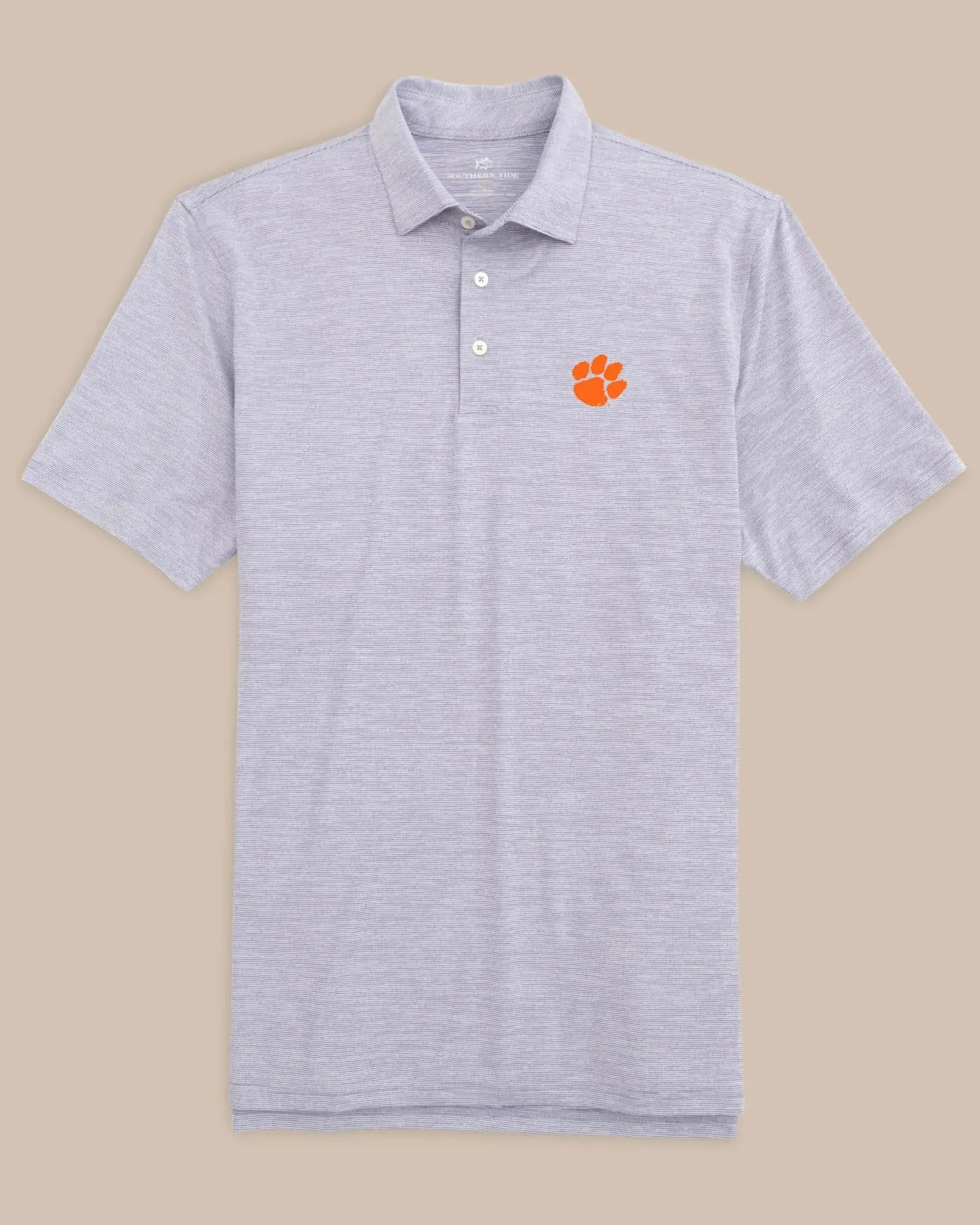 Clemson Tigers Driver Spacedye Polo Shirt sold by Southern Tide product image thumbnail 4