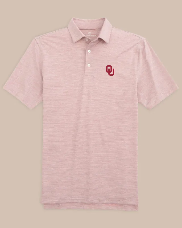 Oklahoma Sooners Driver Spacedye Polo Shirt sold by Southern Tide