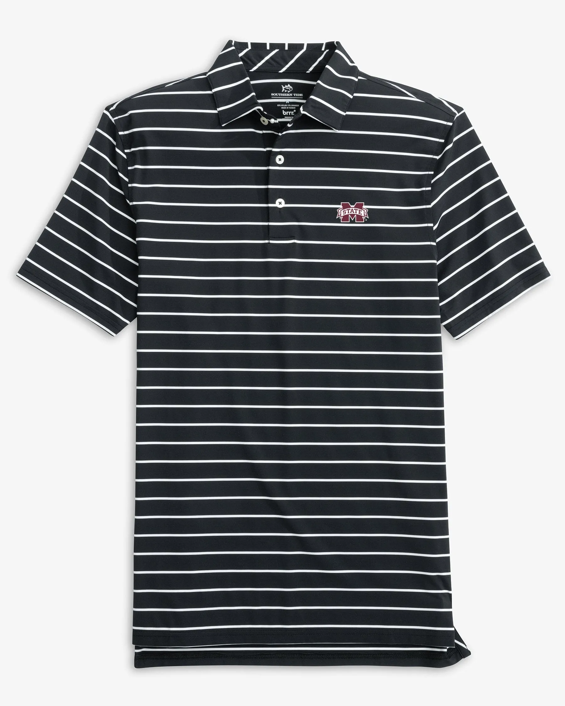 Mississippi State Bulldogs brrr°®-eeze Desmond Stripe Polo sold by Southern Tide product image thumbnail 2