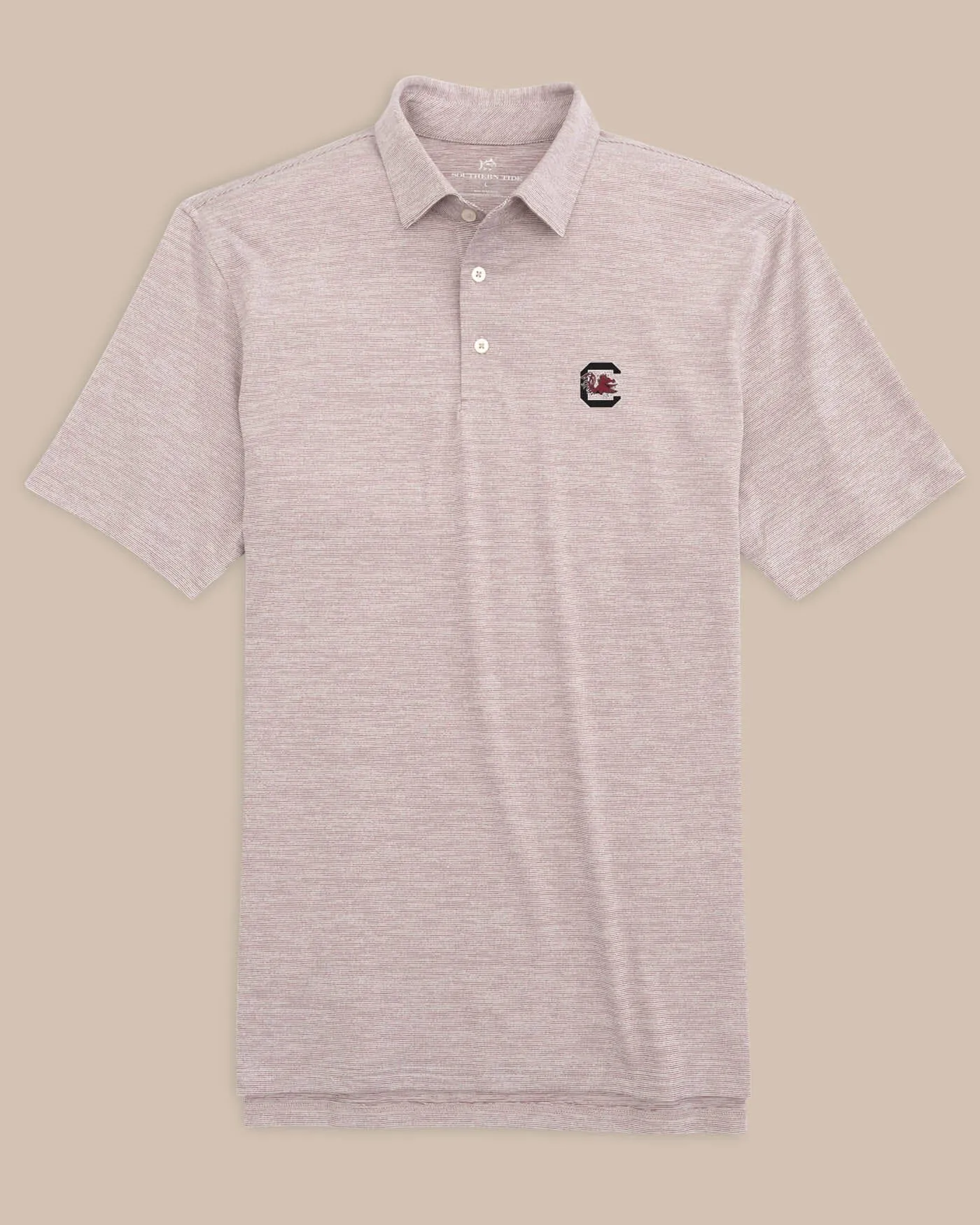 USC Gamecocks Driver Spacedye Polo Shirt sold by Southern Tide