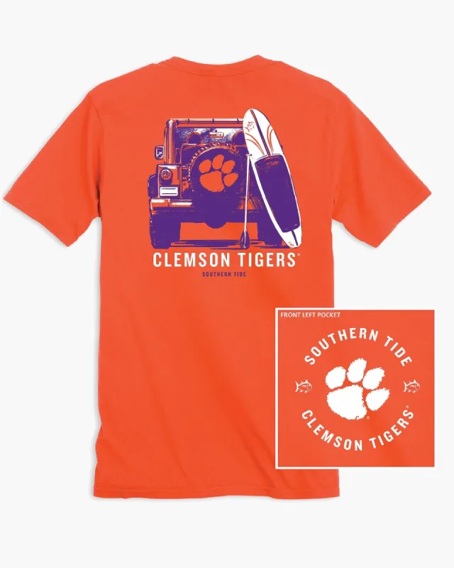 Clemson Tigers Road Trip Short Sleeve T-Shirt sold by Southern Tide