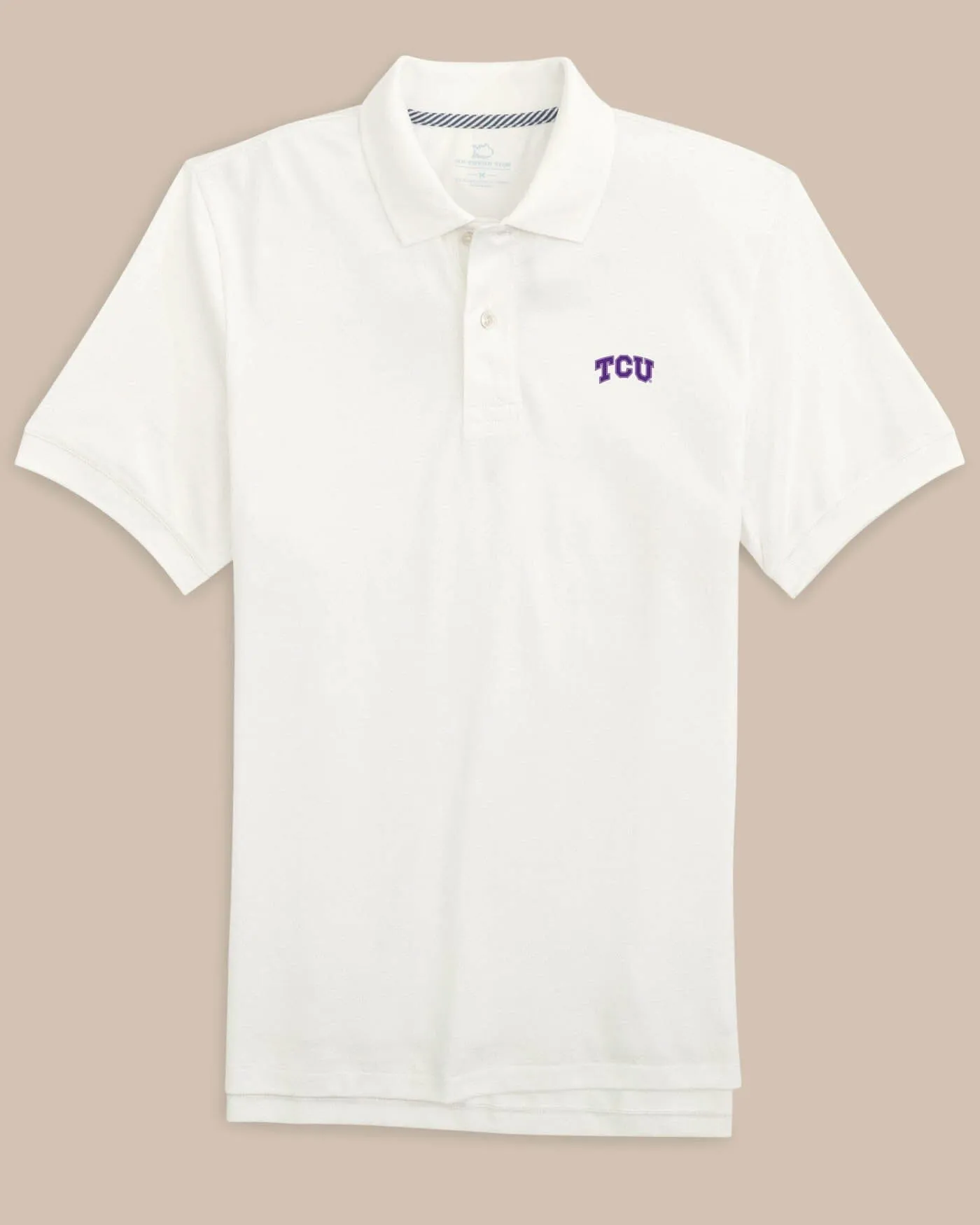 TCU Horned Frogs Skipjack Polo sold by Southern Tide