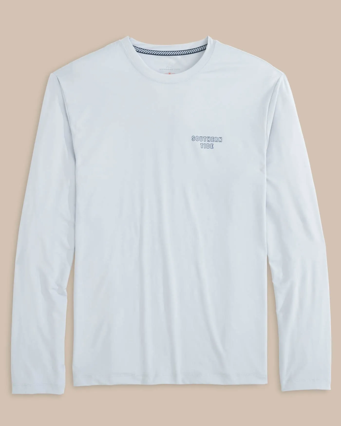 Dotted Sportfish Stack Long Sleeve Performance T-Shirt sold by Southern Tide product image thumbnail 4