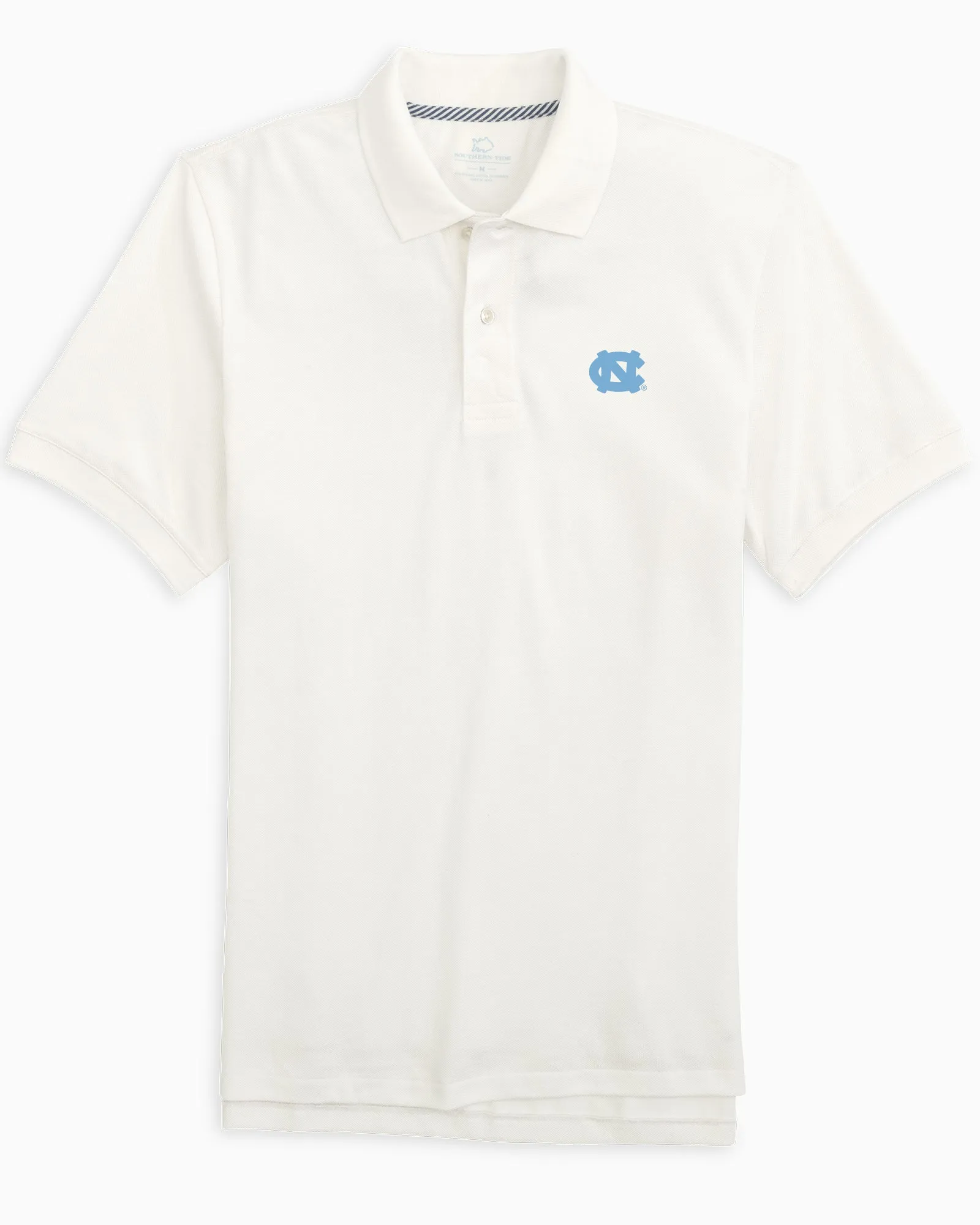 UNC Tar Heels Skipjack Polo Shirt - Classic White sold by Southern Tide product image thumbnail 2