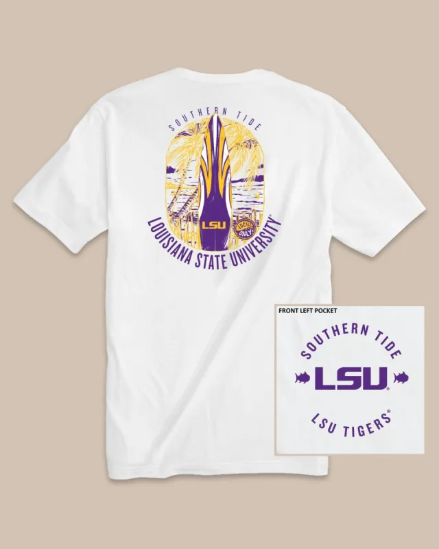 LSU Tigers Gameday Locals Only T-Shirt sold by Southern Tide