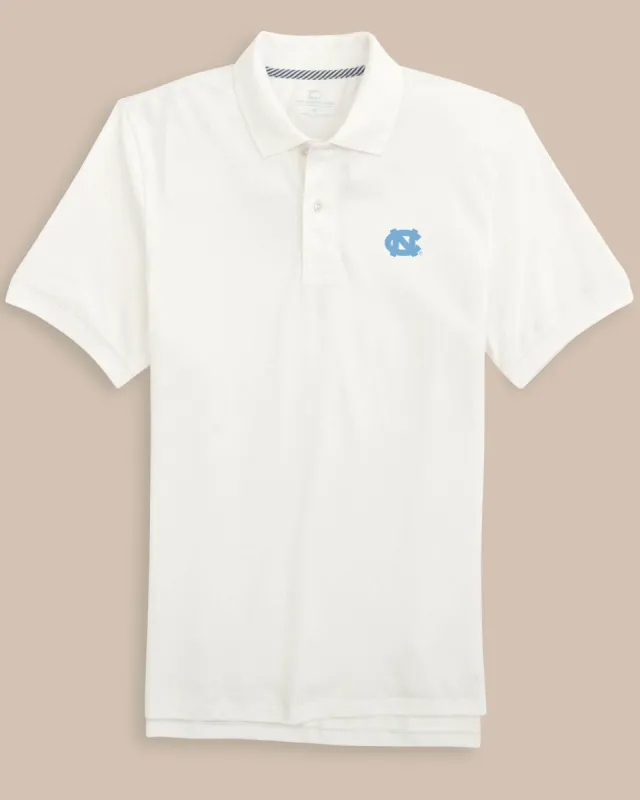 UNC Tar Heels Skipjack Polo Shirt - Classic White sold by Southern Tide