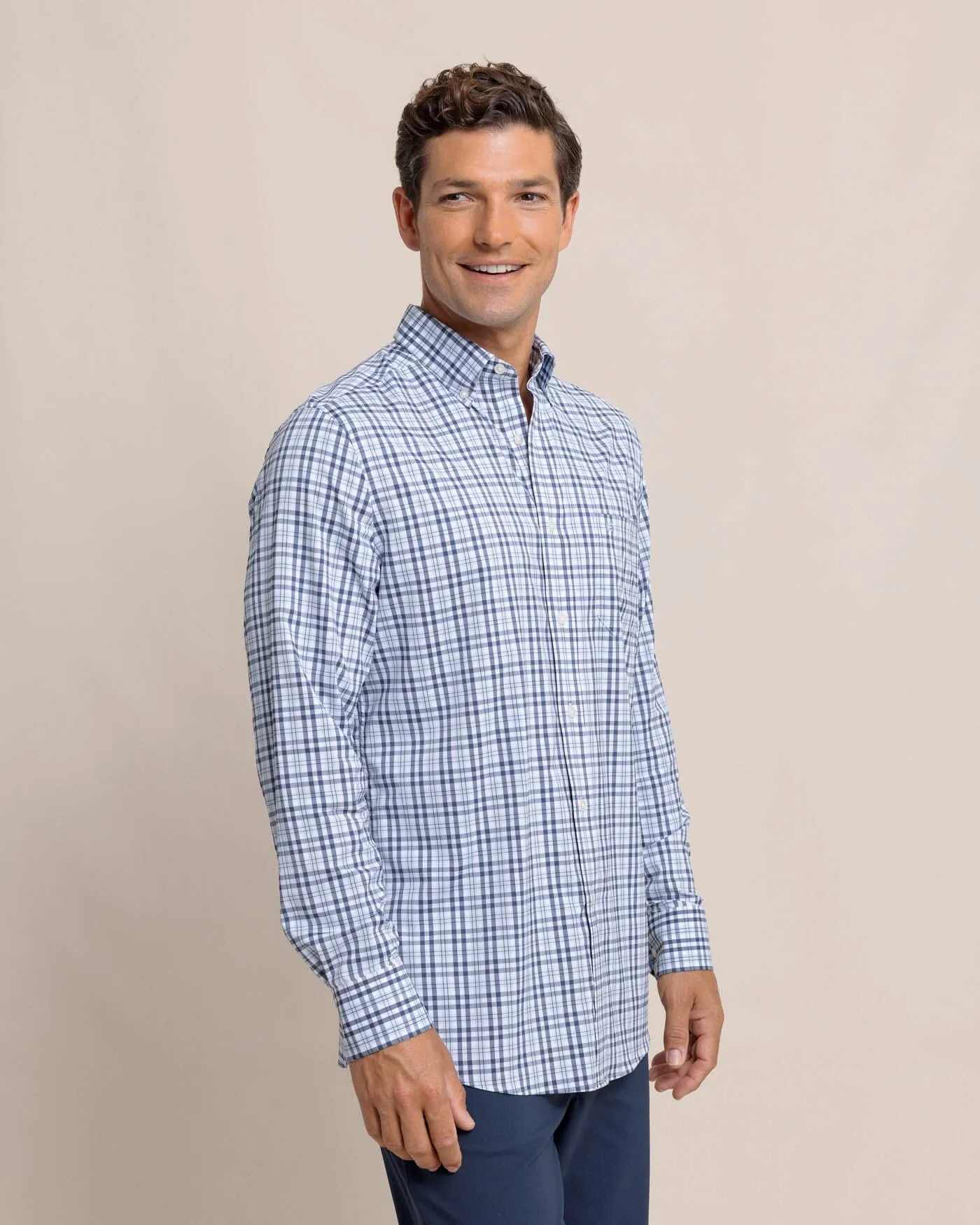 brrr°® Intercoastal Haywood Plaid Sport Shirt sold by Southern Tide product image thumbnail 3