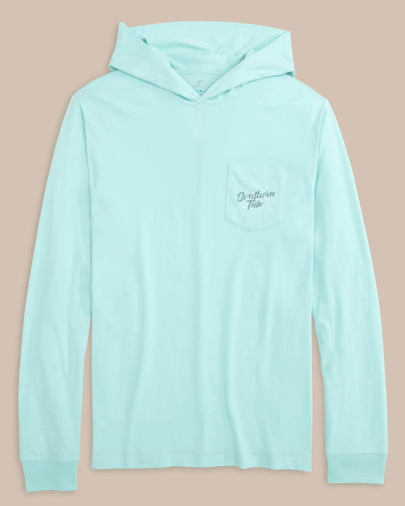 Letterpress Skipjack Long Sleeve Hoodie T-Shirt sold by Southern Tide product image thumbnail 4
