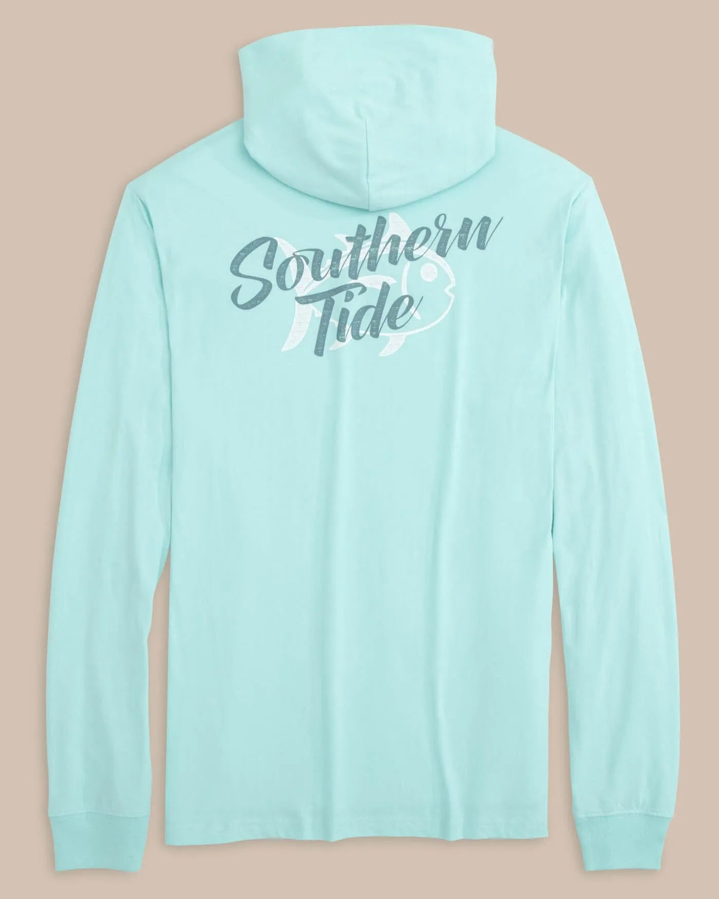 Letterpress Skipjack Long Sleeve Hoodie T-Shirt sold by Southern Tide
