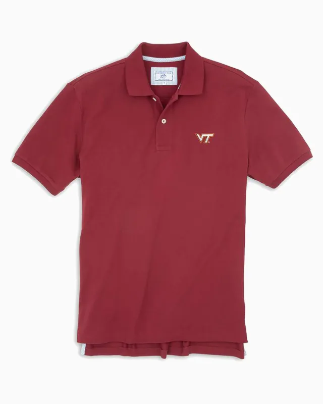 Virginia Tech Hokies Pique Polo Shirt sold by Southern Tide