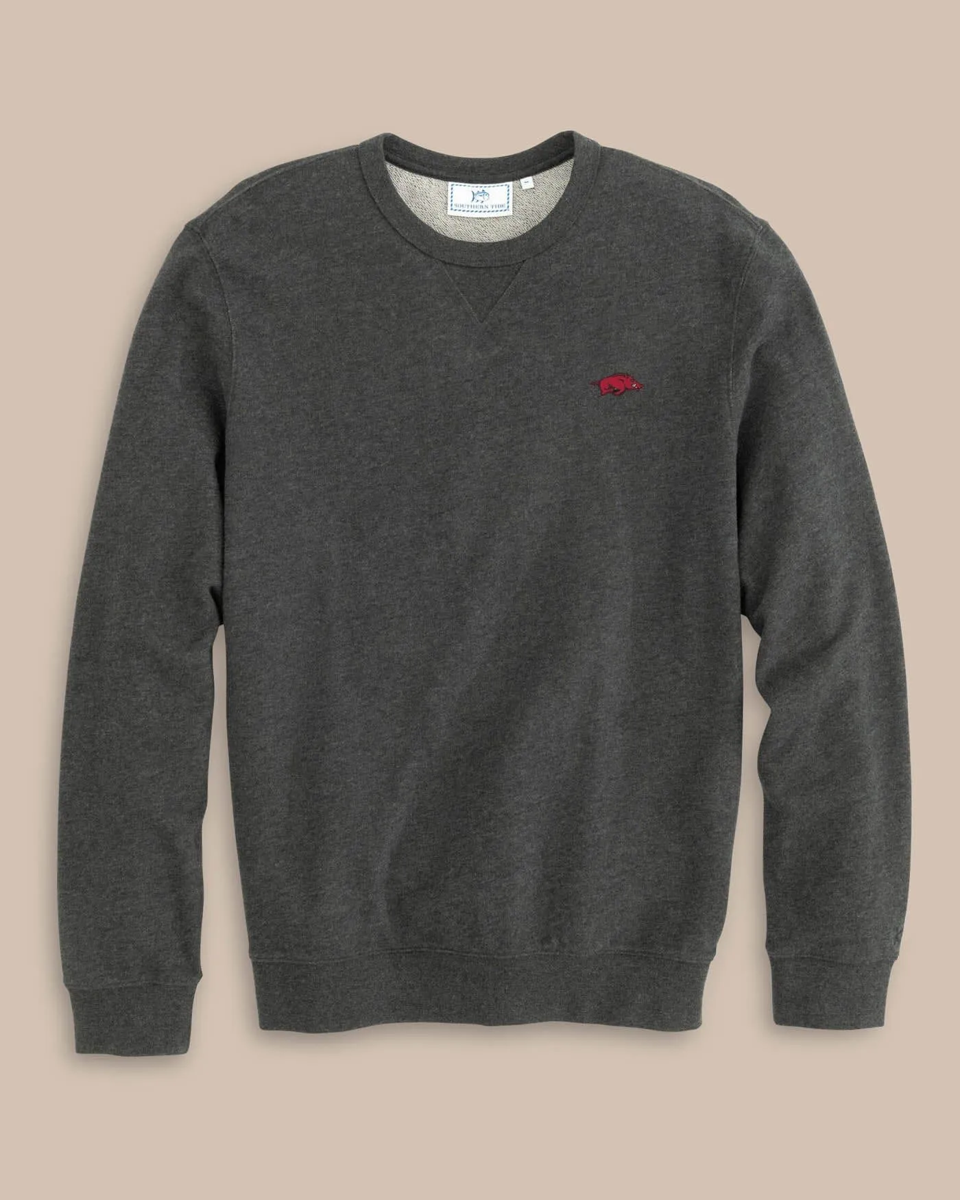 Arkansas Upper Deck Pullover Sweatshirt sold by Southern Tide