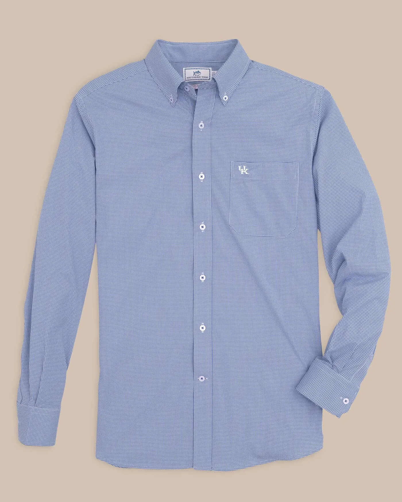 Kentucky Wildcats Gingham Button Down Shirt sold by Southern Tide