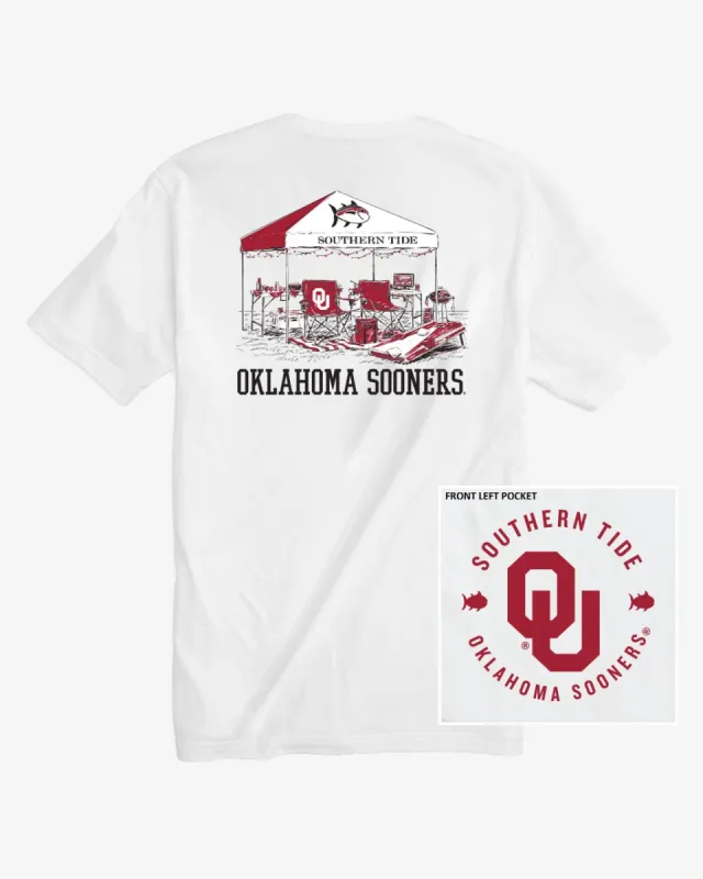 Oklahoma Sooners Tailgate Time T-Shirt sold by Southern Tide