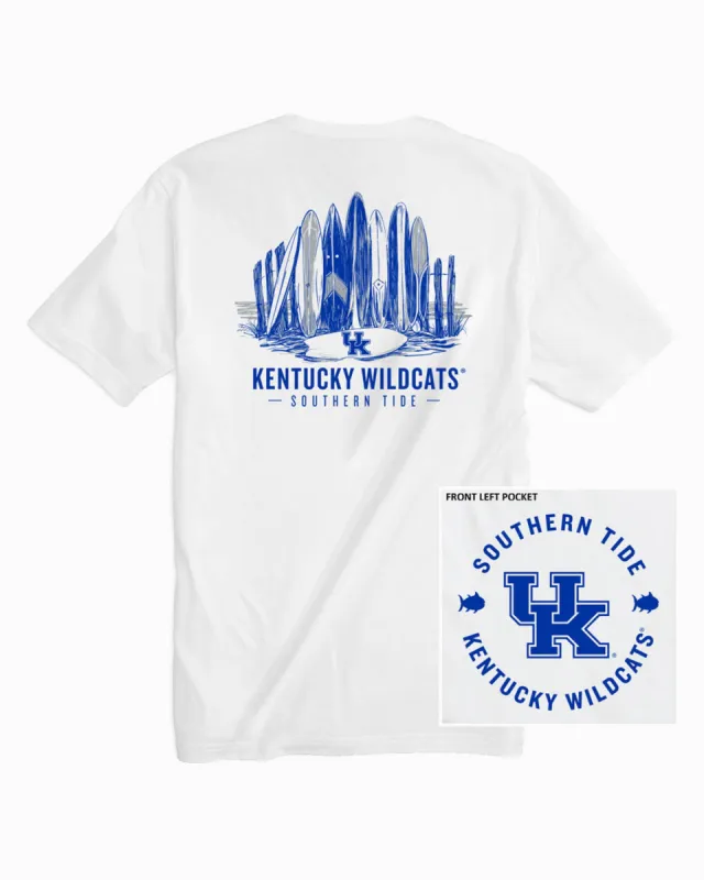 Kentucky Wildcats Surfboard Row T-Shirt sold by Southern Tide