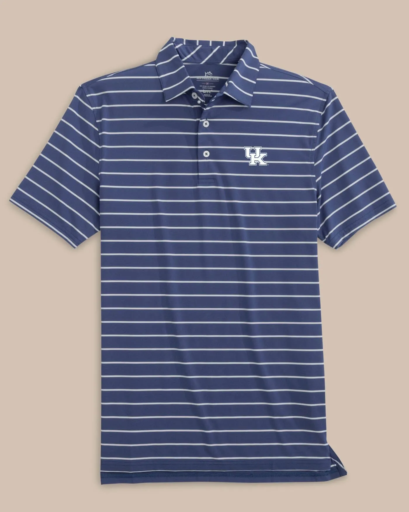 Kentucky Wildcats brrr°®-eeze Desmond Stripe Polo sold by Southern Tide product image thumbnail 3
