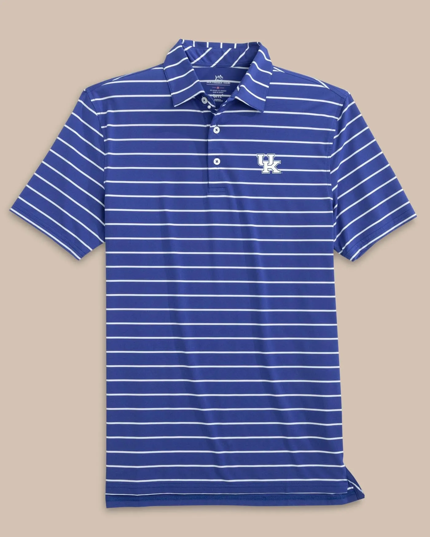 Kentucky Wildcats brrr°®-eeze Desmond Stripe Polo sold by Southern Tide