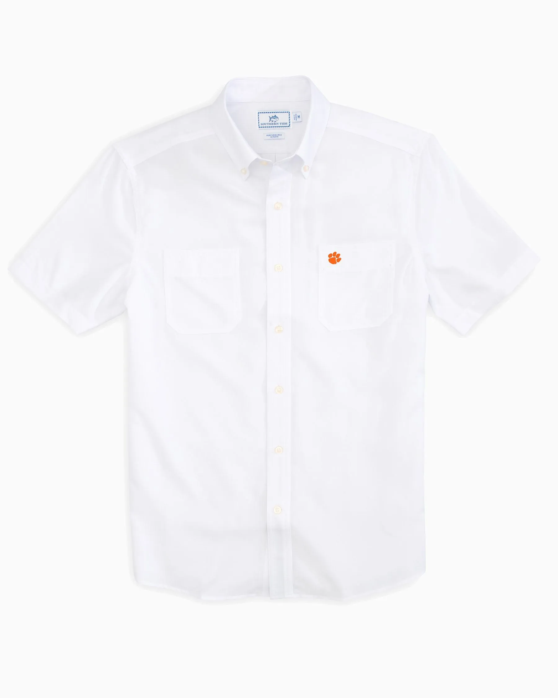 Clemson Tigers Short Sleeve Button Down Dock Shirt sold by Southern Tide product image thumbnail 2
