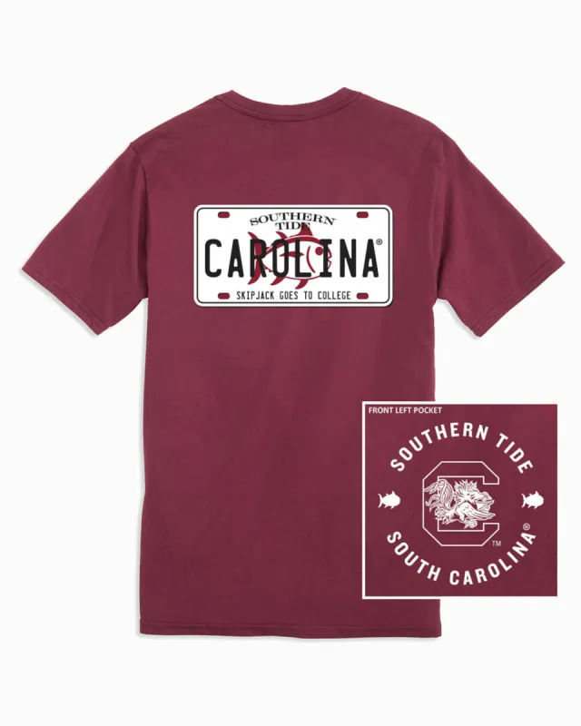 USC Gamecocks License Plate T-Shirt sold by Southern Tide