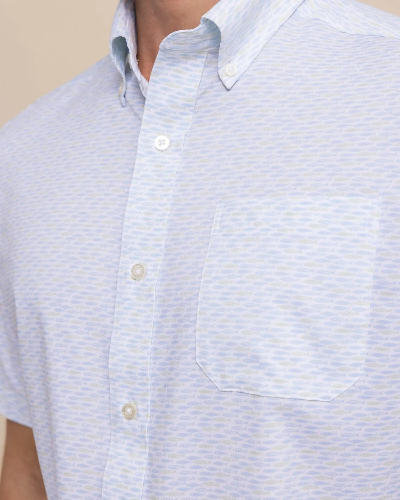 brrr°® Intercoastal Casual Water Short Sleeve Sport Shirt sold by Southern Tide product image thumbnail 2