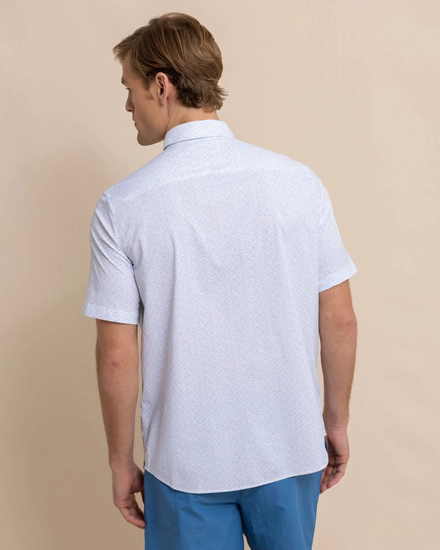brrr°® Intercoastal Casual Water Short Sleeve Sport Shirt sold by Southern Tide product image thumbnail 4