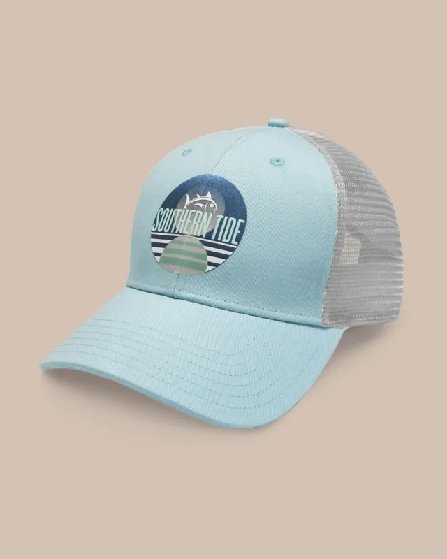 Skipjack and Stripes Trucker Hat sold by Southern Tide