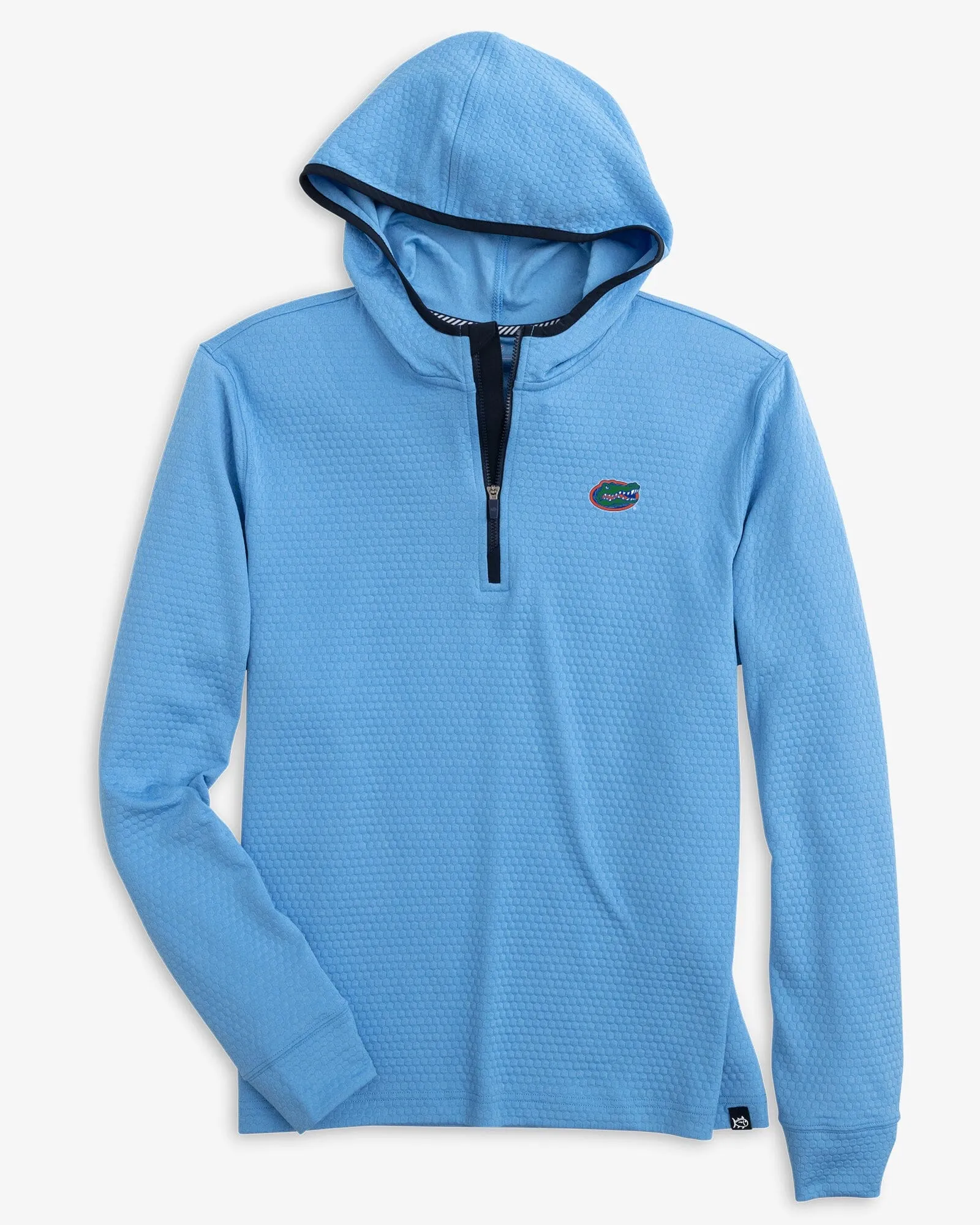 Florida Gators Scuttle Heather Quarter Zip Hoodie sold by Southern Tide product image thumbnail 2