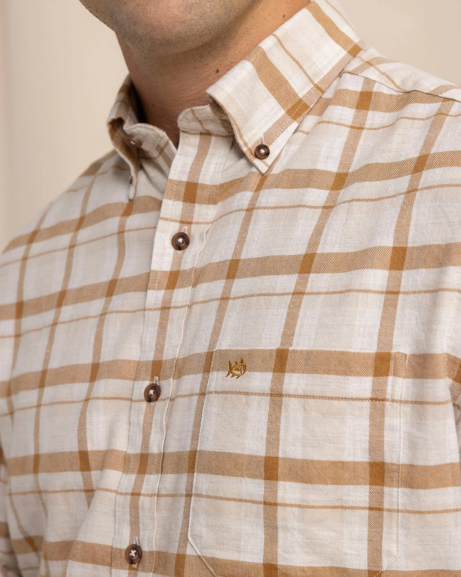Botnay Bay Plaid Long Sleeve Sport Shirt sold by Southern Tide product image thumbnail 2