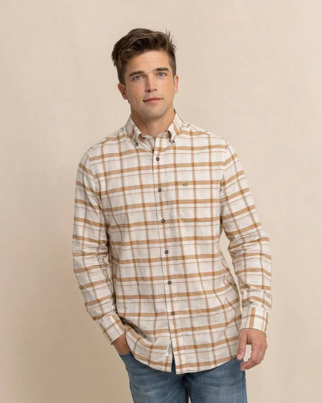 Botany Bay Plaid Long Sleeve Sport Shirt made by Southern Tide