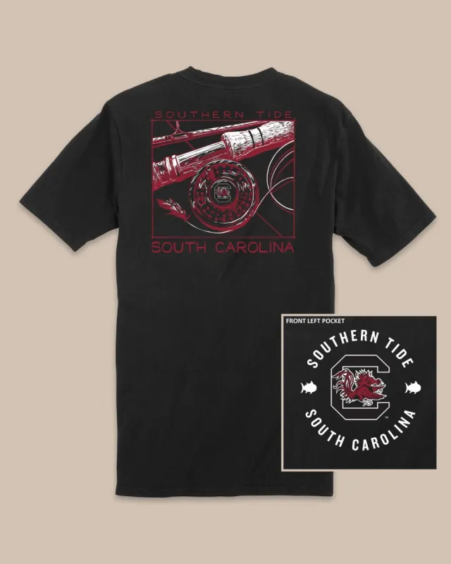 USC Gamecocks Gameday Fly Reel T-Shirt sold by Southern Tide