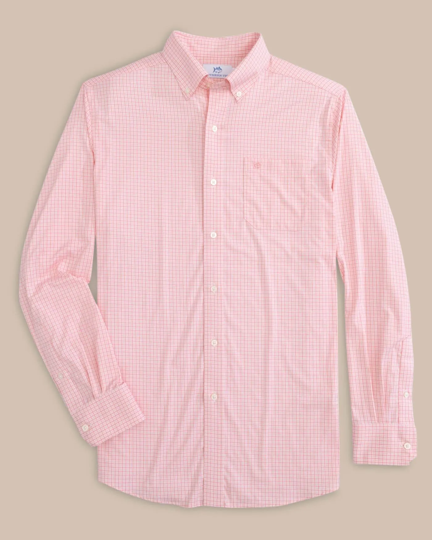 brrr°® Intercoastal McBee Check Long Sleeve Sport Shirt sold by Southern Tide product image thumbnail 2