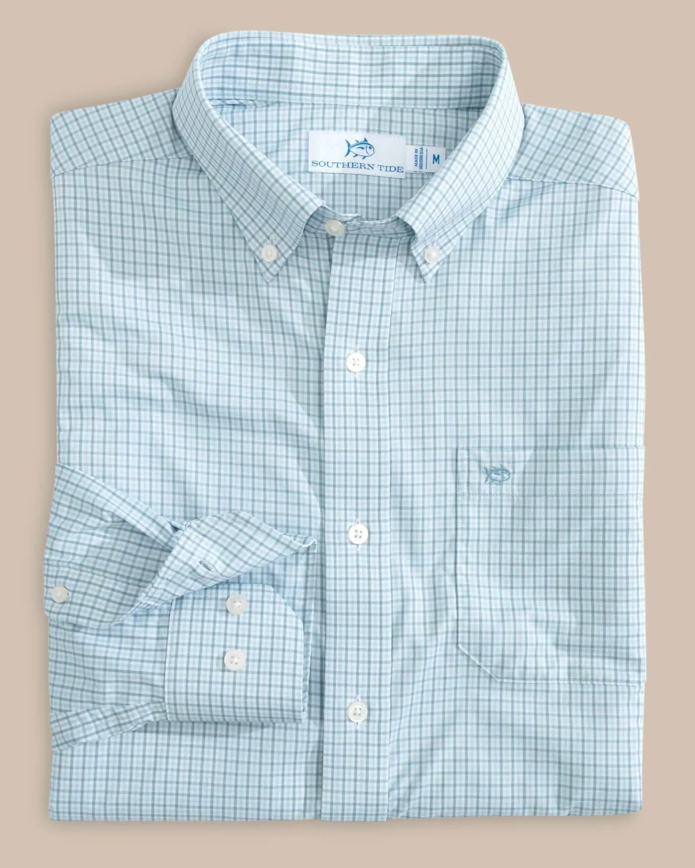 brrr°® Intercoastal McBee Check Long Sleeve Sport Shirt sold by Southern Tide product image thumbnail 4