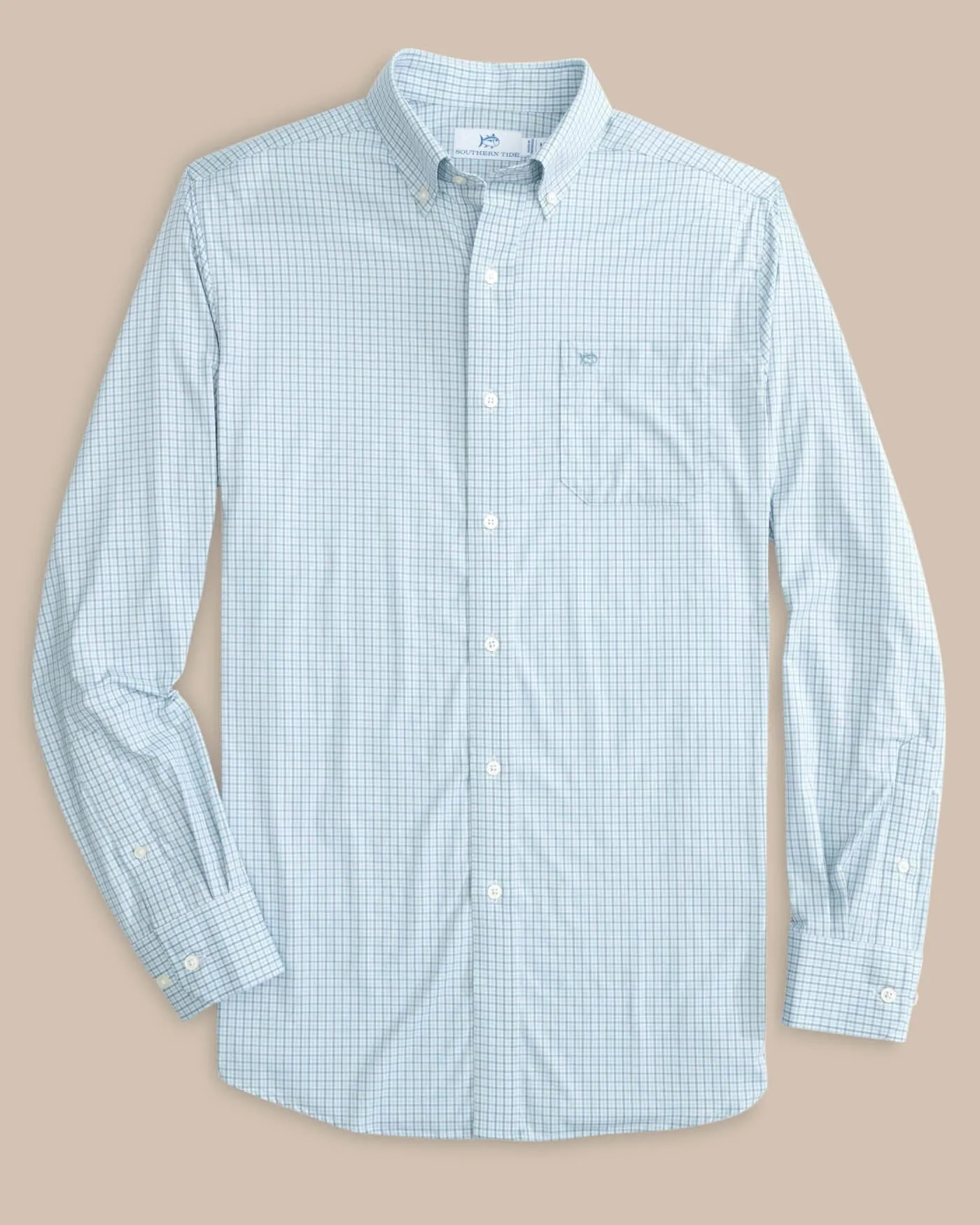 brrr°® Intercoastal McBee Check Long Sleeve Sport Shirt sold by Southern Tide product image thumbnail 5
