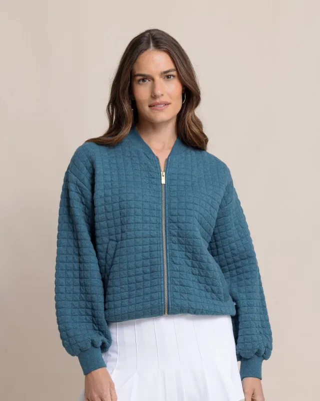 Sutton Heather Quilted Jacket sold by Southern Tide