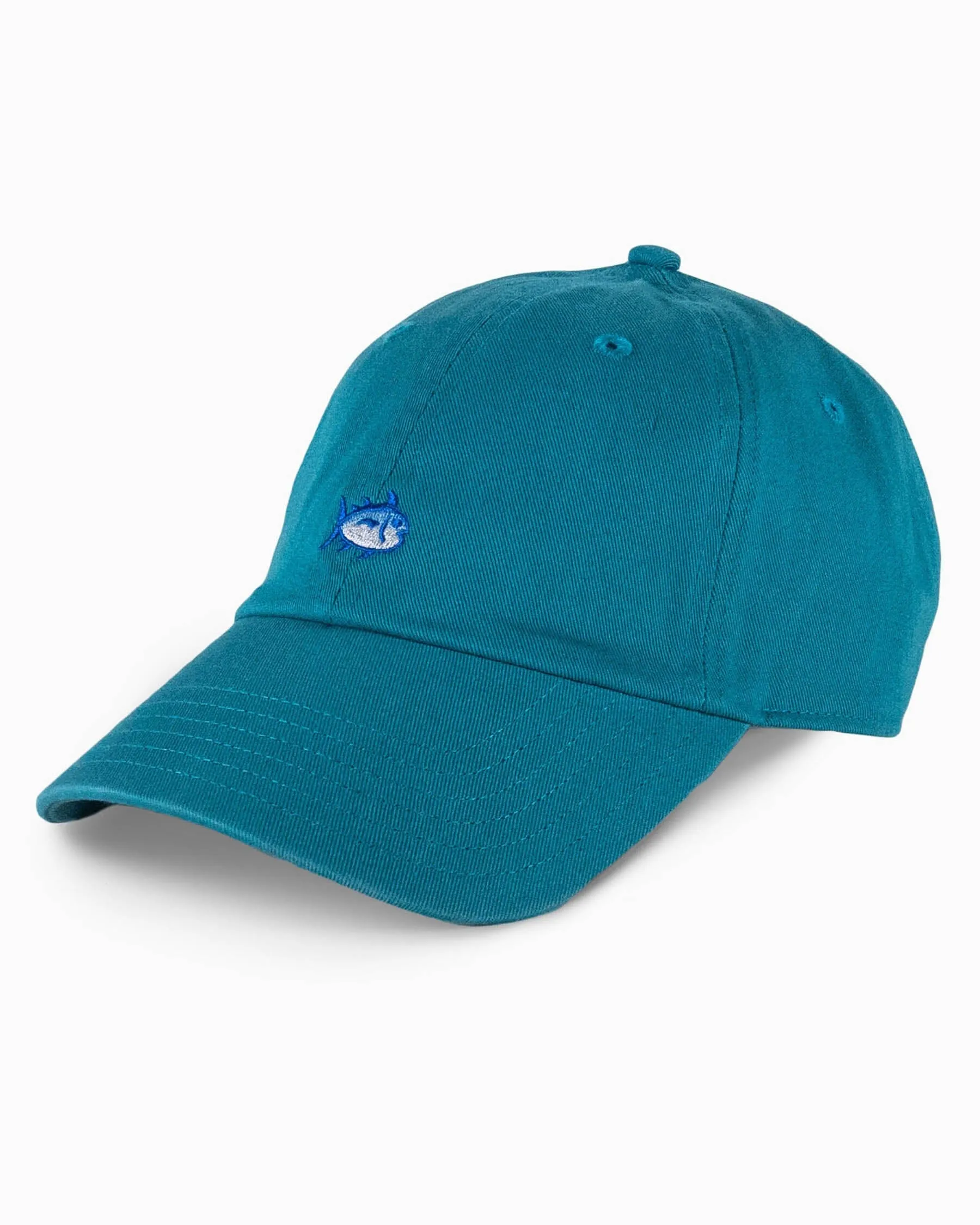 Mini Skipjack Leather Strap Hat - Neptune sold by Southern Tide