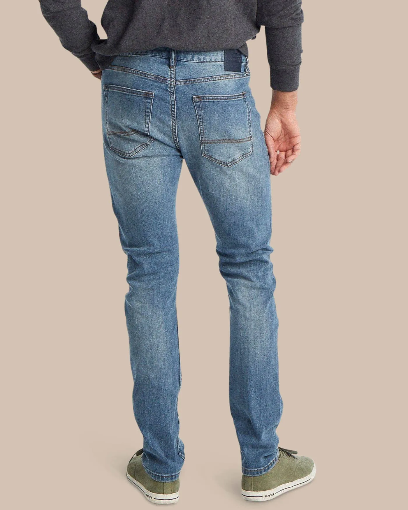Charleston Denim Jeans - Medium Wash sold by Southern Tide product image thumbnail 3
