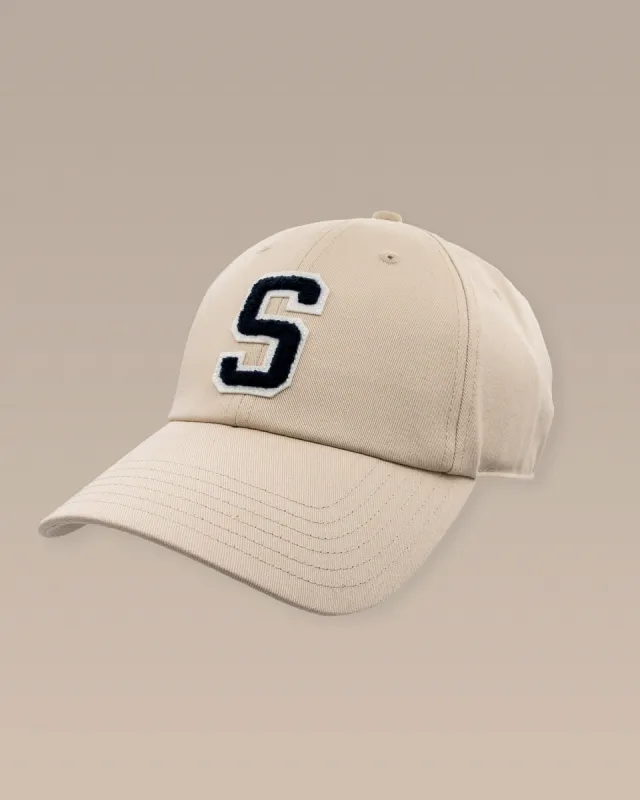 ST Letterman Leather Strap Hat sold by Southern Tide