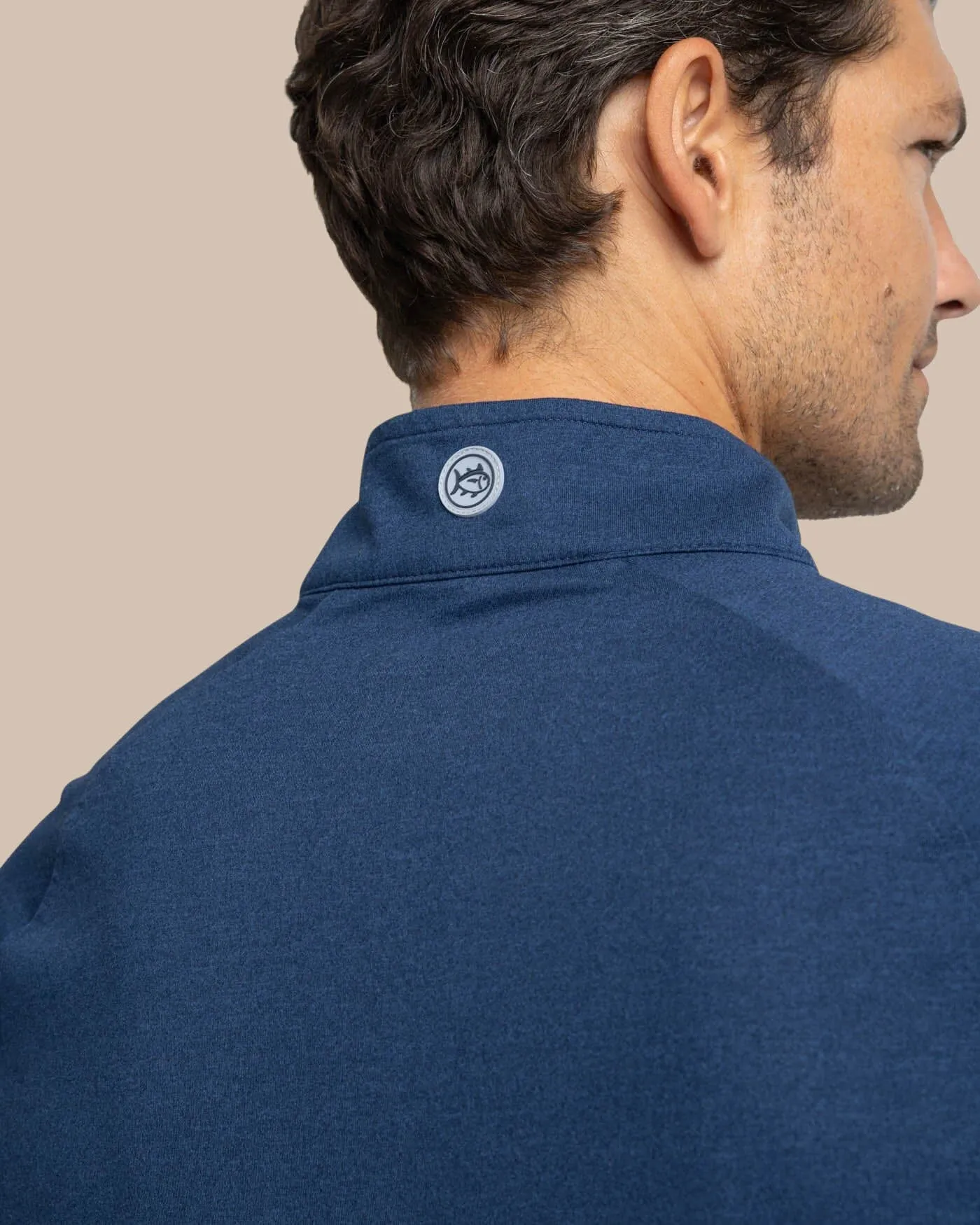 Cruiser Heather Quarter Zip Pullover sold by Southern Tide product image thumbnail 5
