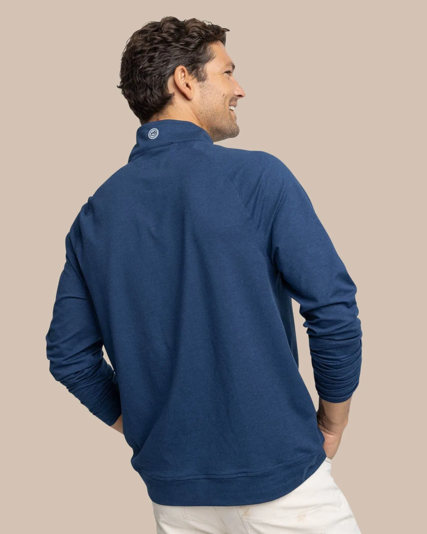 Cruiser Heather Quarter Zip Pullover sold by Southern Tide product image thumbnail 3