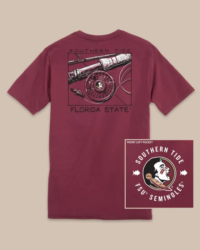 FSU Seminoles Gameday Fly Reel T-Shirt sold by Southern Tide