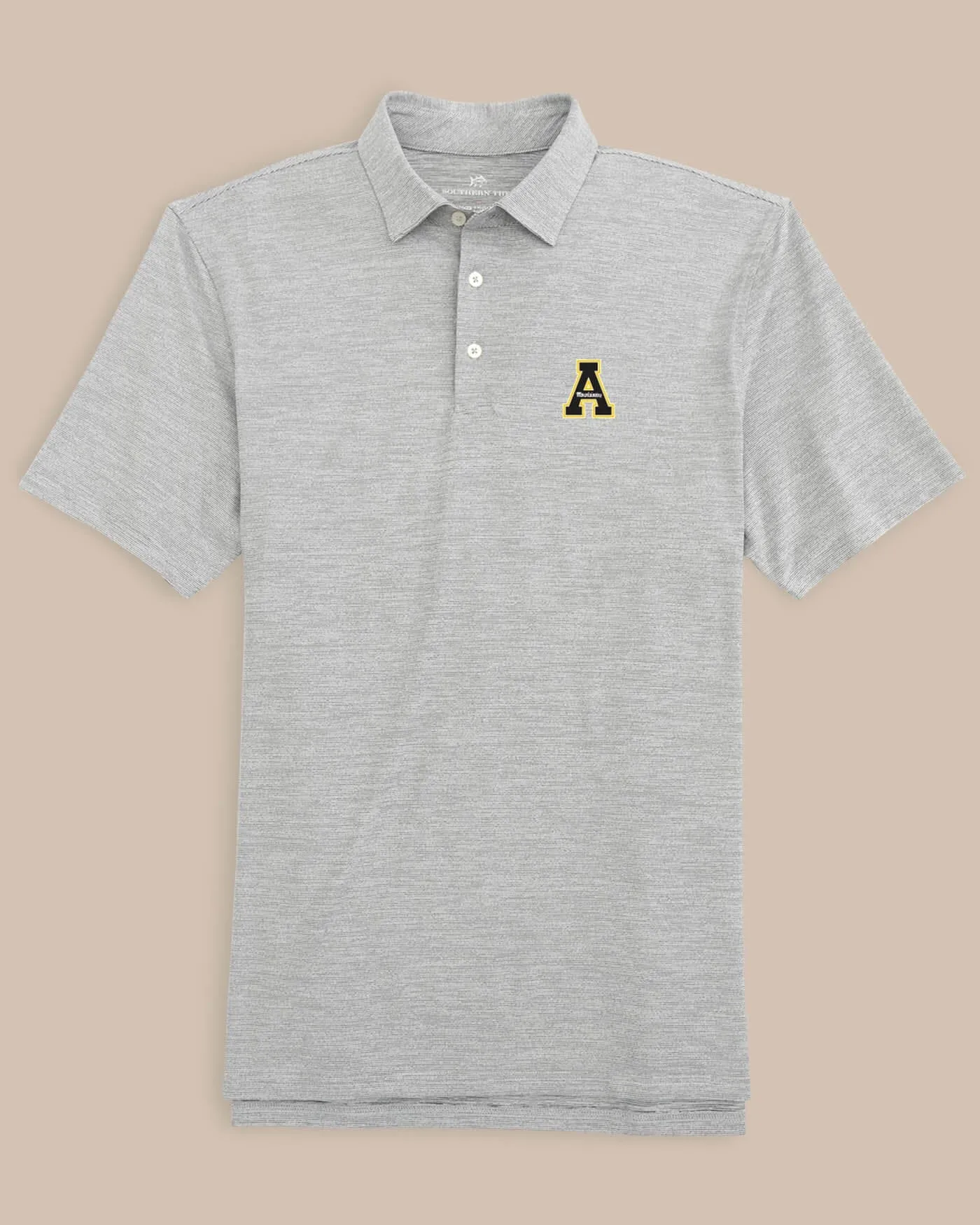 App State Mountaineers Driver Spacedye Polo sold by Southern Tide