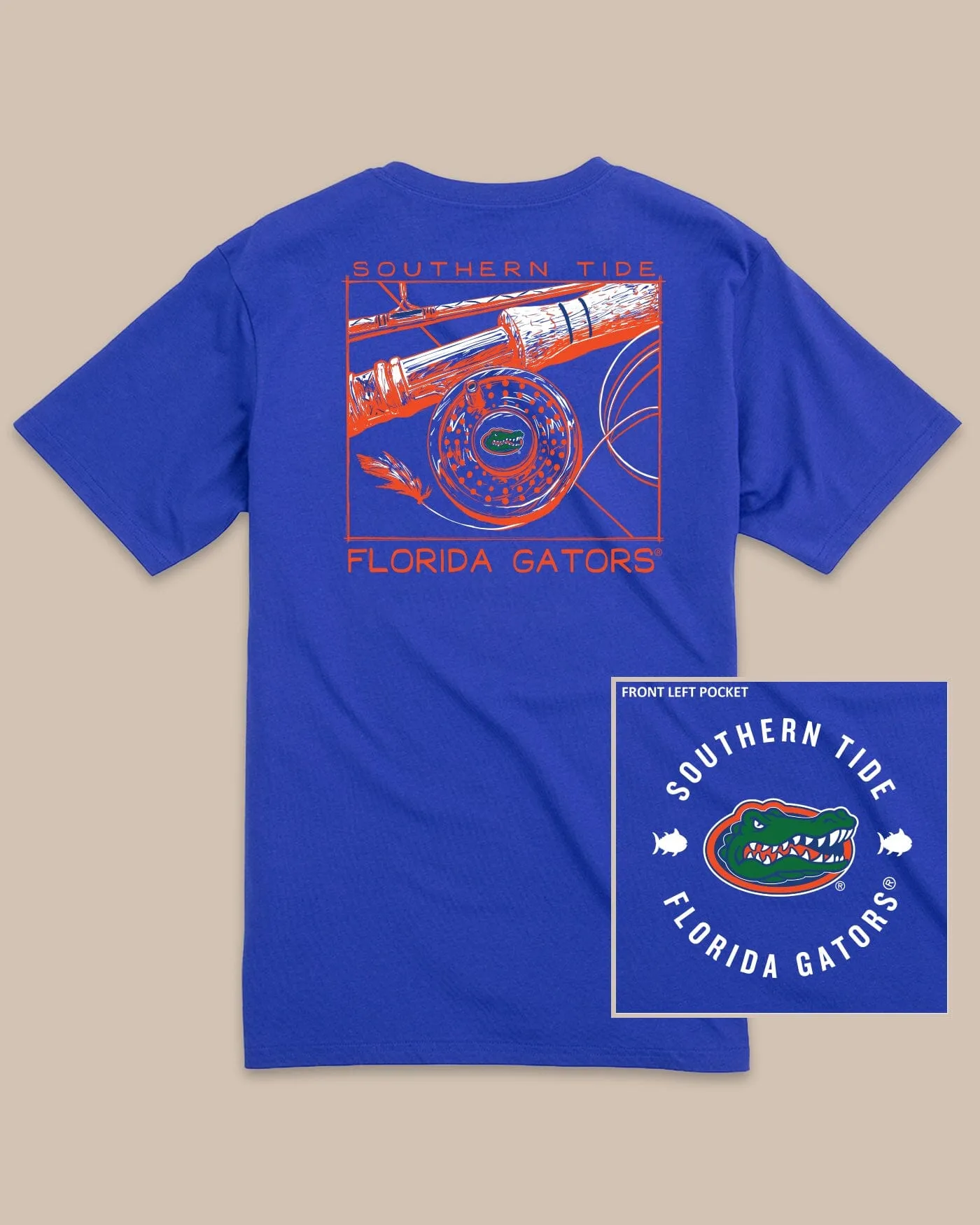 Florida Gators Gameday Fly Reel T-Shirt sold by Southern Tide