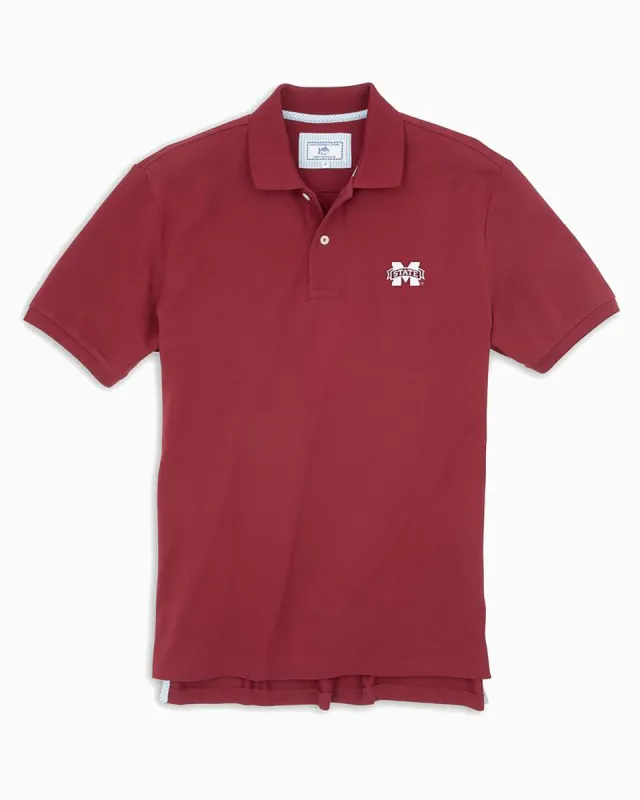 Mississippi State Pique Polo Shirt sold by Southern Tide