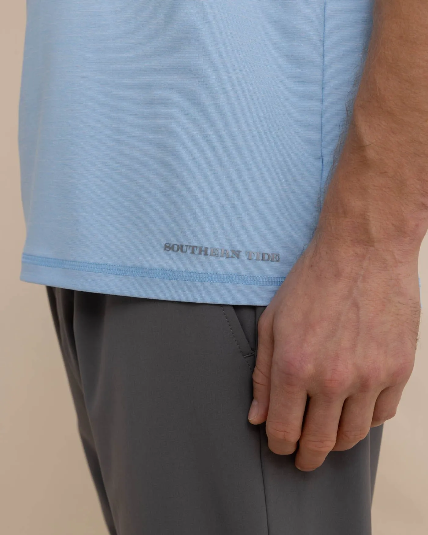 brrr°®-illiant Performance T-Shirt - Clearwater Blue sold by Southern Tide product image thumbnail 2