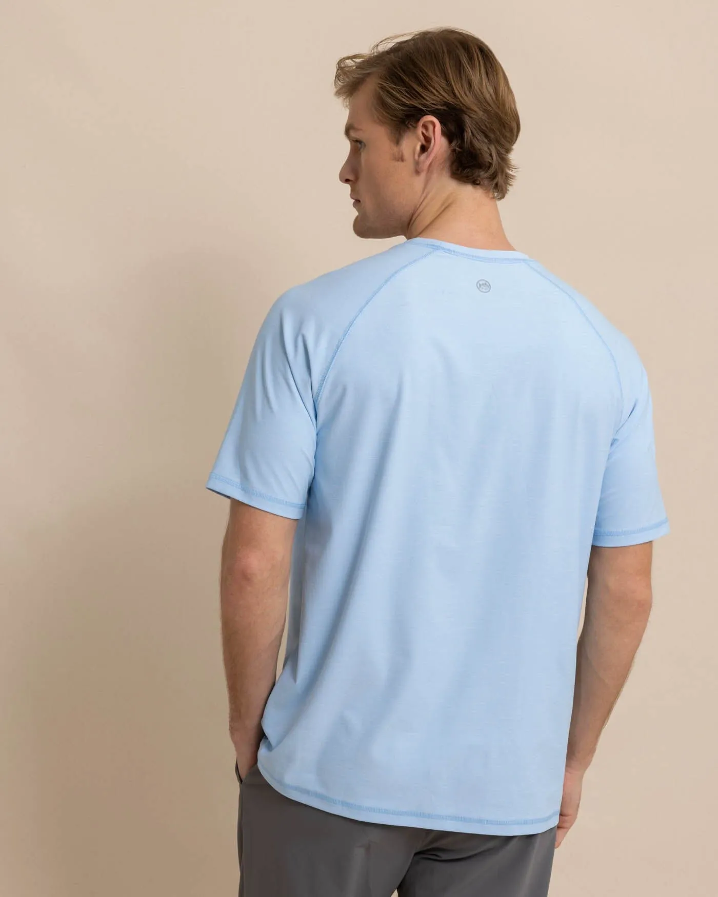 brrr°®-illiant Performance T-Shirt - Clearwater Blue sold by Southern Tide product image thumbnail 4