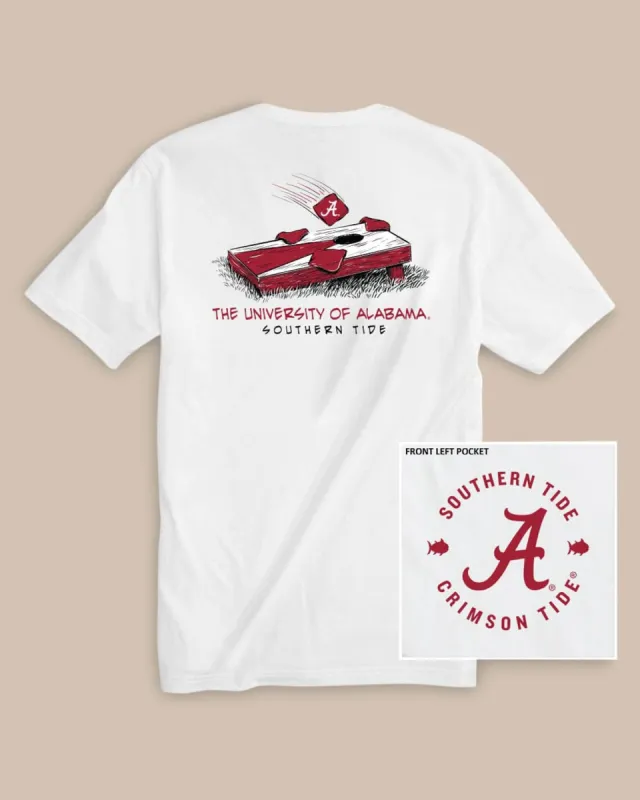 Alabama Crimson Tide Cornhole T-Shirt sold by Southern Tide