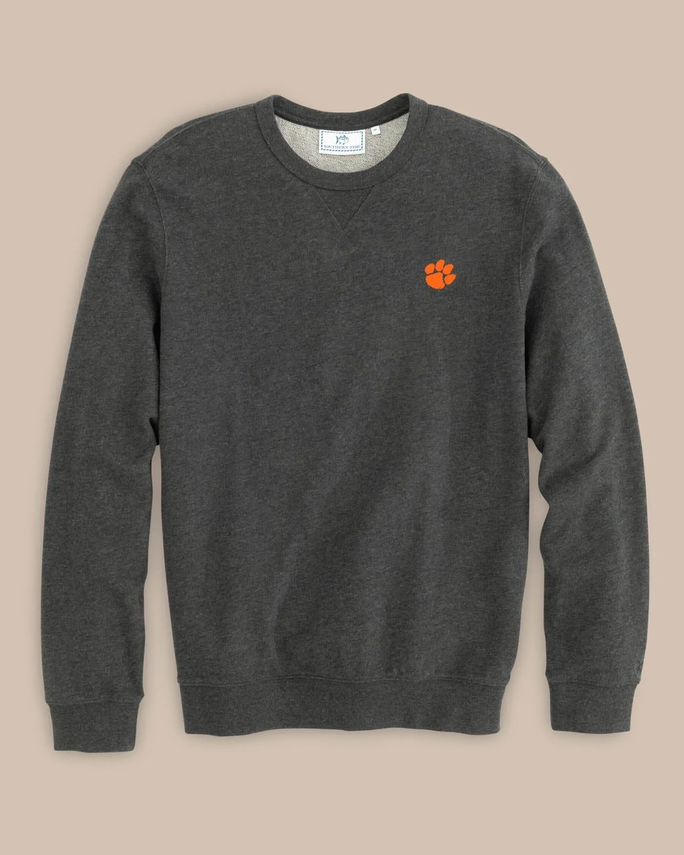 Clemson Upper Deck Pullover Sweatshirt sold by Southern Tide