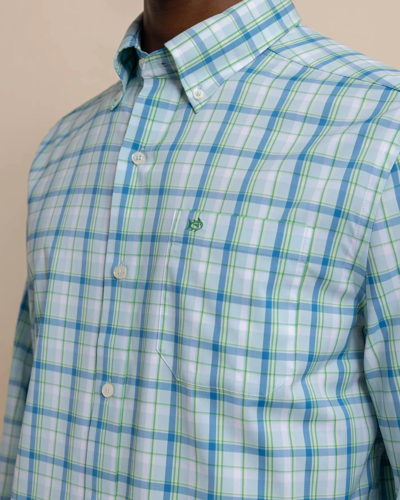 brrr°® Whalehead Plaid Intercoastal Sport Shirt sold by Southern Tide product image thumbnail 2